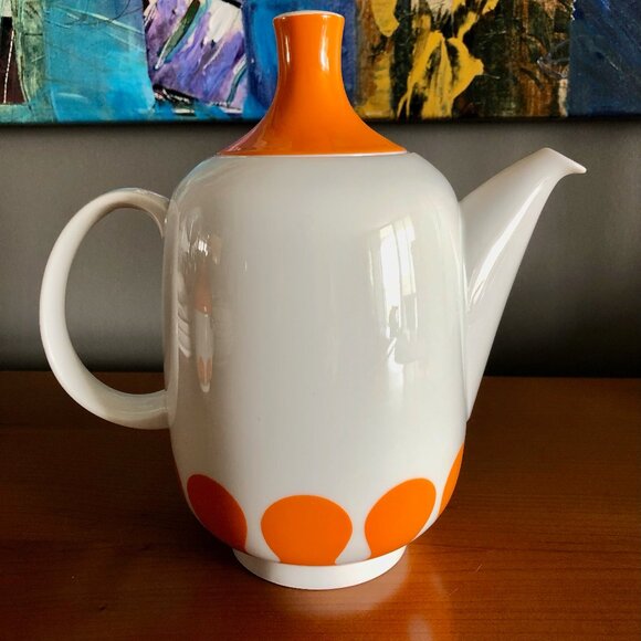 Retro Style Teapot - Plus By Rosenthal Germany Pre-Owned - Picture 5 of 6